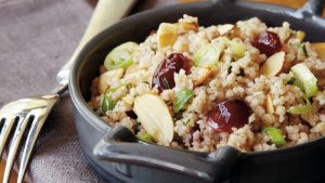 Couscous With Cranberries and Almonds