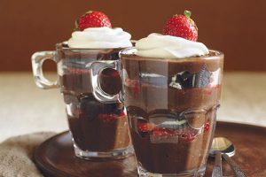 Chocolate-&-Strawberry-Parfait